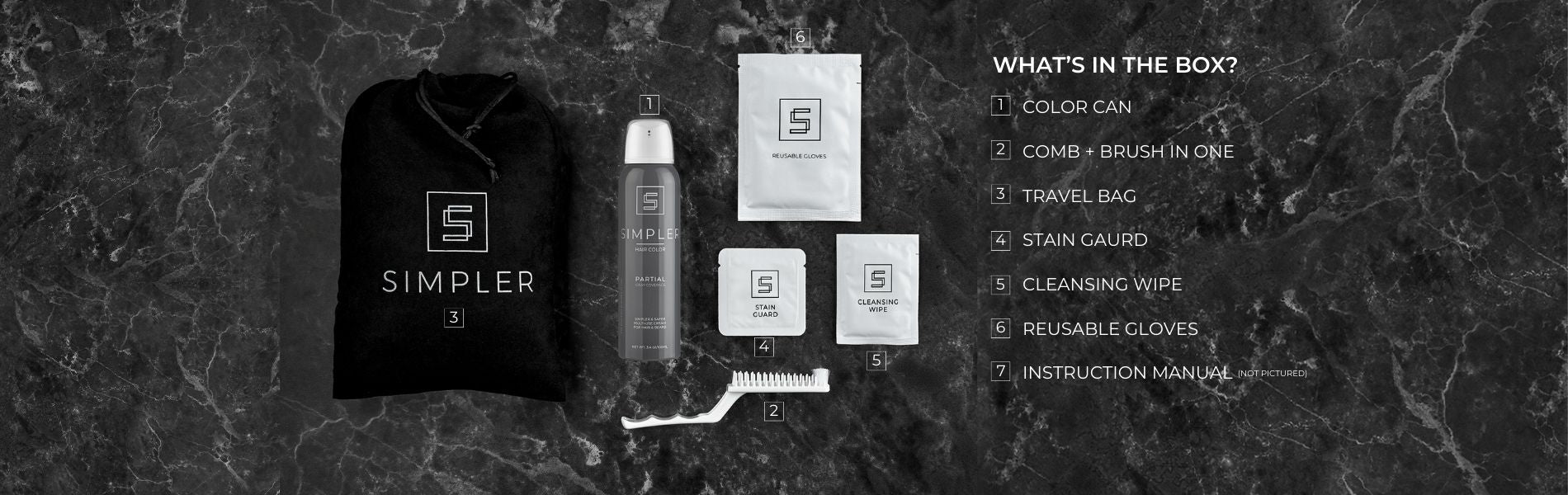 What in the Box - SIMPLER HAIR COLOR